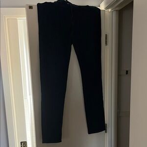 Express Mens Black Washed Skinny Hyper Stretch Jeans